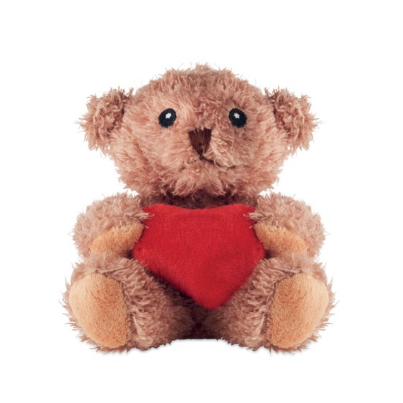 Teddy bear plush with heart