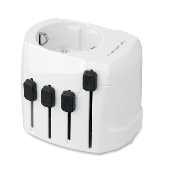 PRO 3-pole world travel adapter