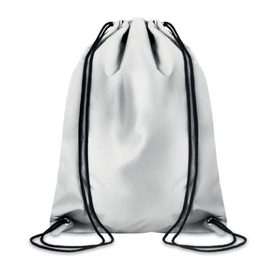 Reflective drawstring bag