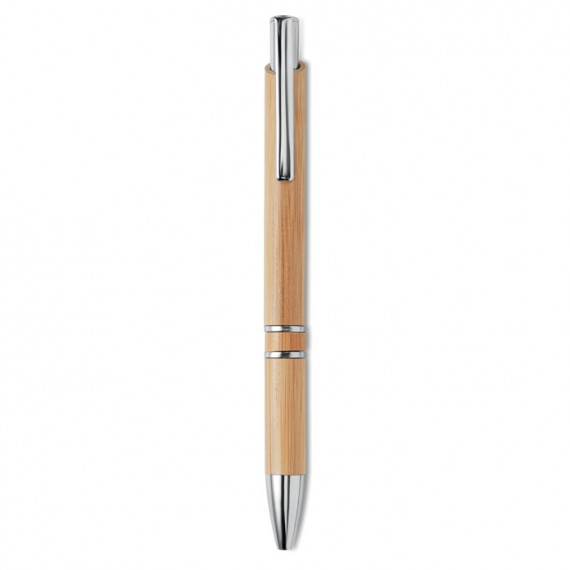 Bamboo automatic ball pen