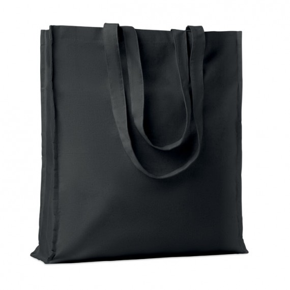 Cotton shopping bag w/ gusset