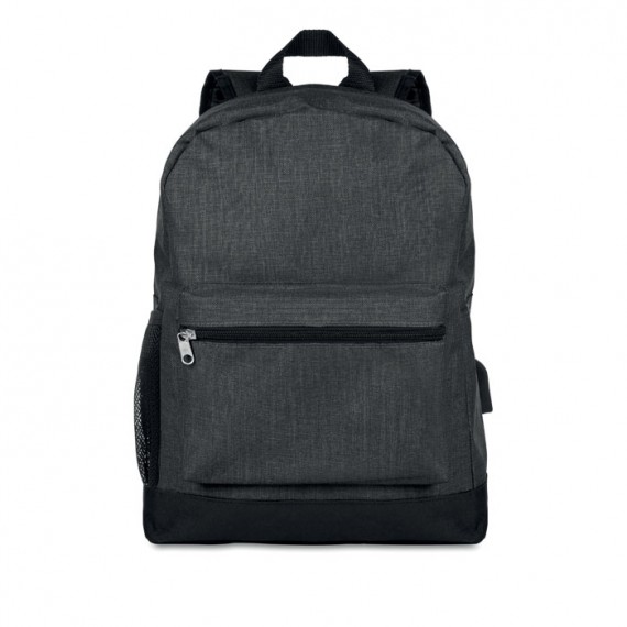 600D 2 tone polyester backpack