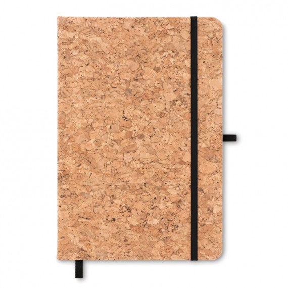 A5 notebook with cork cover