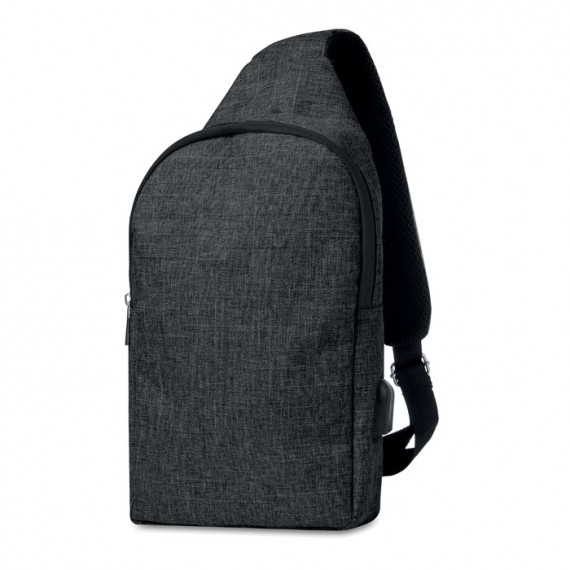 600D 2 tone polyester chest bag