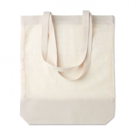 Mesh cotton shopping bag