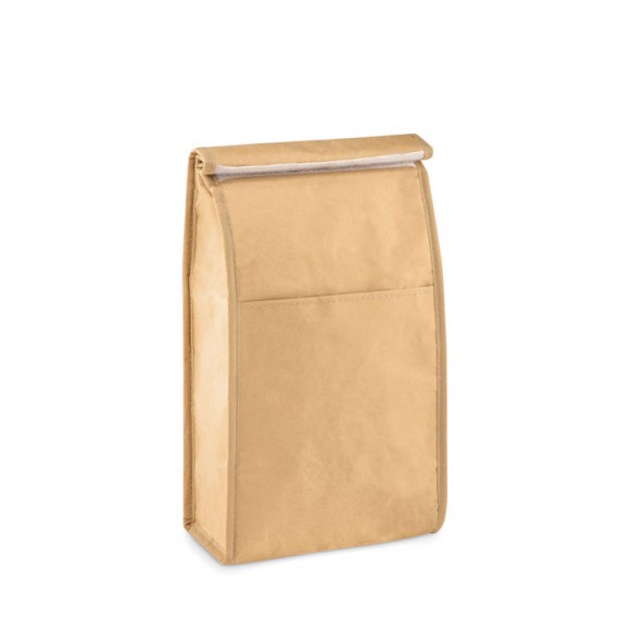 Woven paper 2.3L lunch bag.