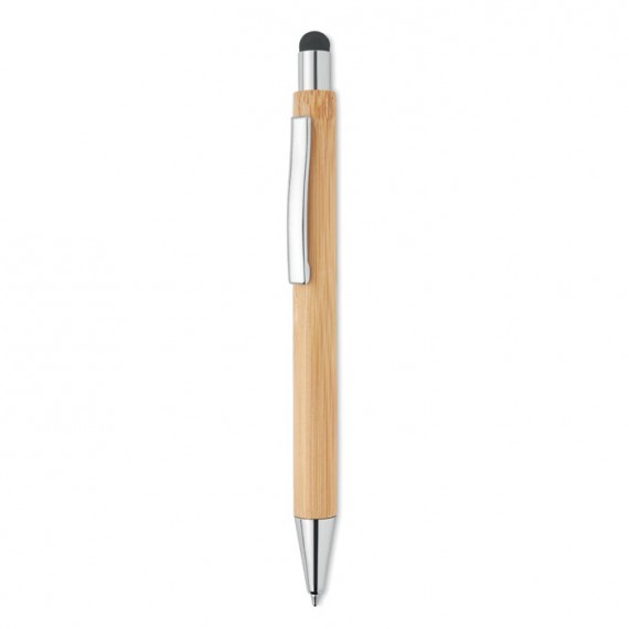 Bamboo stylus pen blue ink