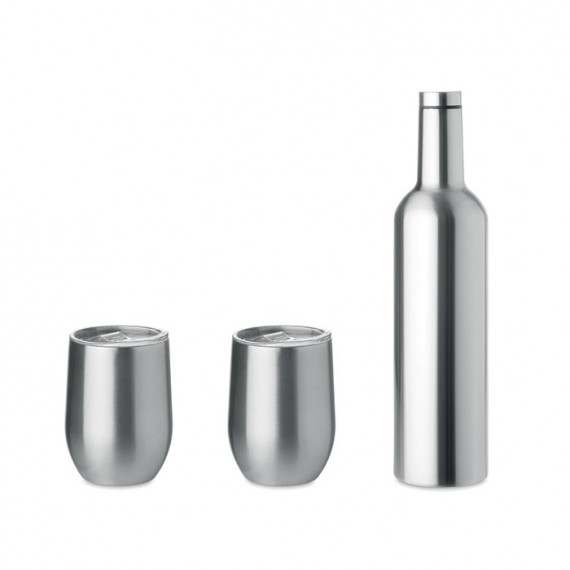 Double walled bottle & mug set