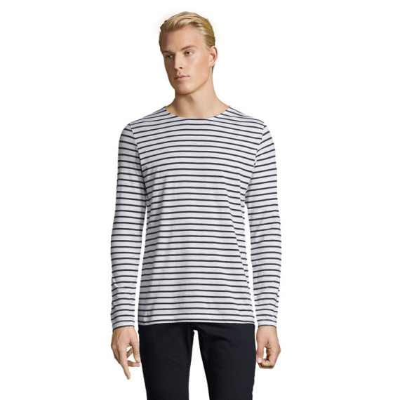 MARINE MEN STRIPED T-SHIRT