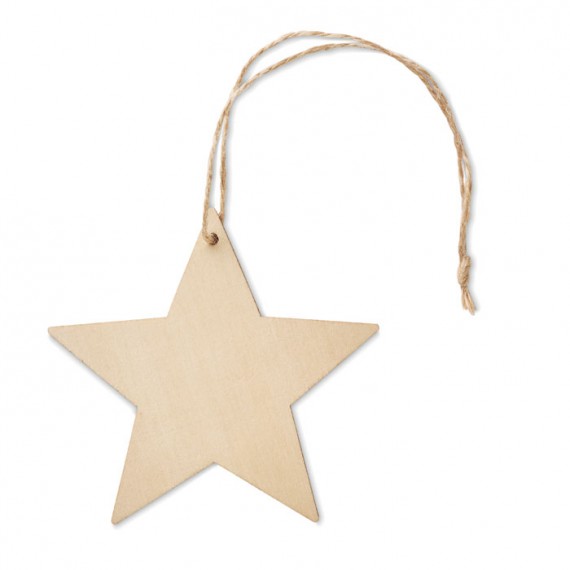 Wooden star shaped hanger