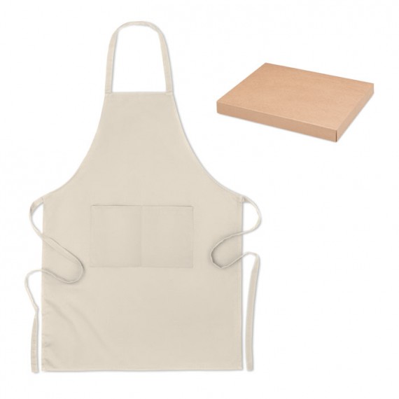 Organic cotton apron 200 gr/m²