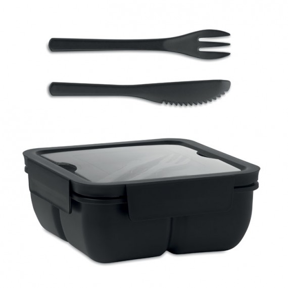 Lunch box with cutlery 600ml