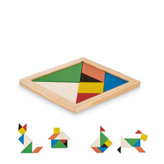 Παζλ Tangram σε ξύλο