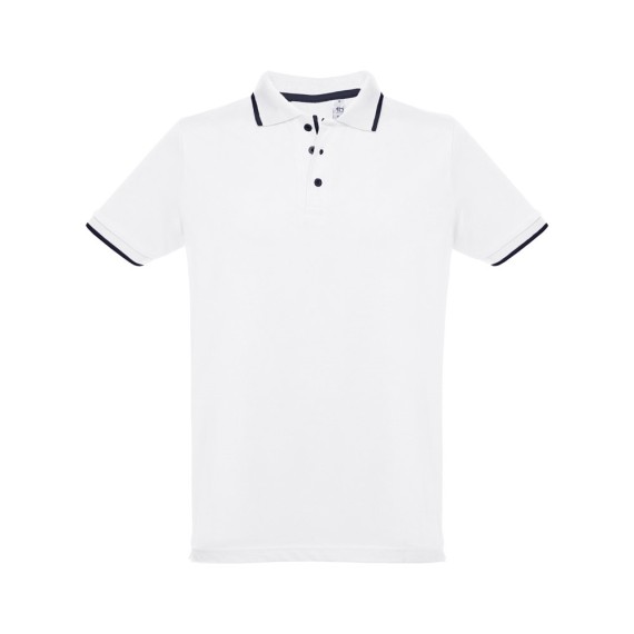 THC ROME WH. Men's slim fit polo shirt