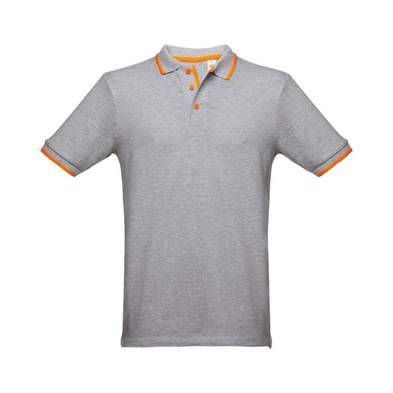 THC ROME. Men's slim fit polo shirt