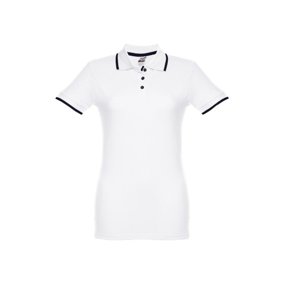 THC ROME WOMEN WH. Women's slim fit polo shirt