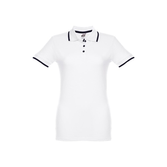 THC ROME WOMEN WH. Women's slim fit polo shirt