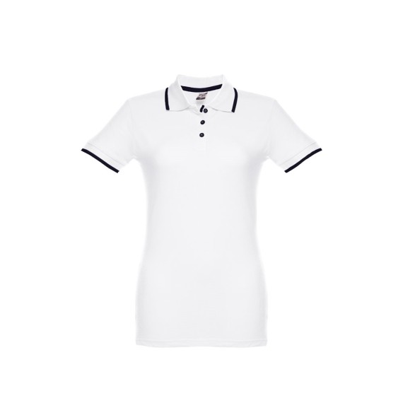 THC ROME WOMEN WH. Women's slim fit polo shirt