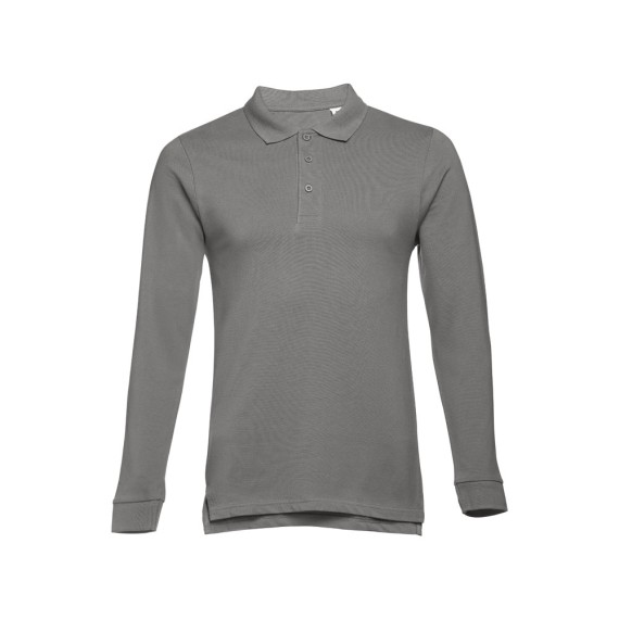 THC BERN. Men's long sleeve polo shirt