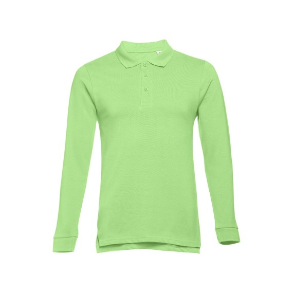 THC BERN. Men's long sleeve polo shirt