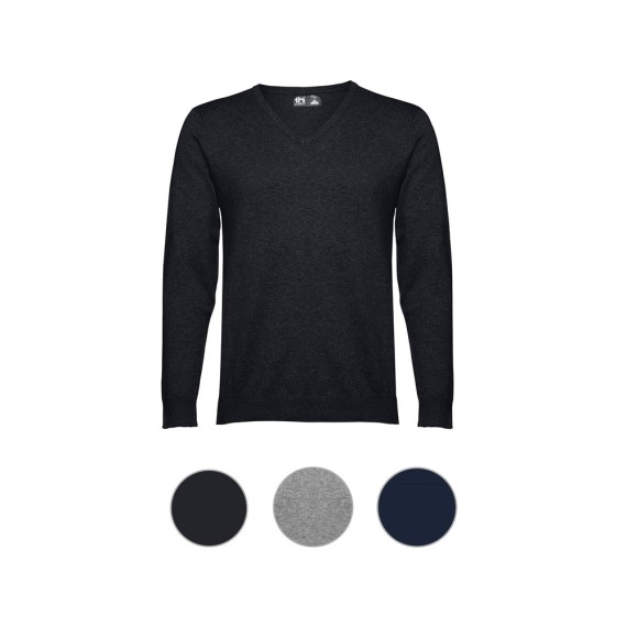 THC MILAN. Men's V-neck jumper