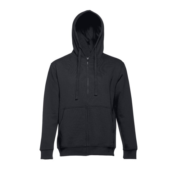 THC AMSTERDAM. Men's hooded full zipped sweatshirt