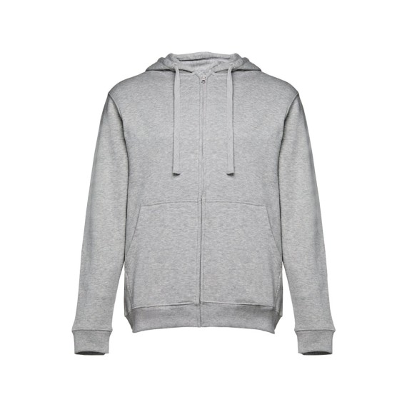 THC AMSTERDAM. Men's hooded full zipped sweatshirt