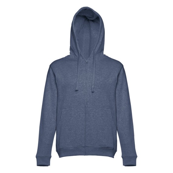 THC AMSTERDAM. Men's hooded full zipped sweatshirt