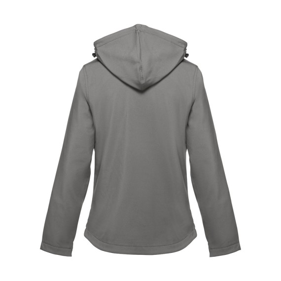 THC ZAGREB WOMEN. Women's softshell with removable hood