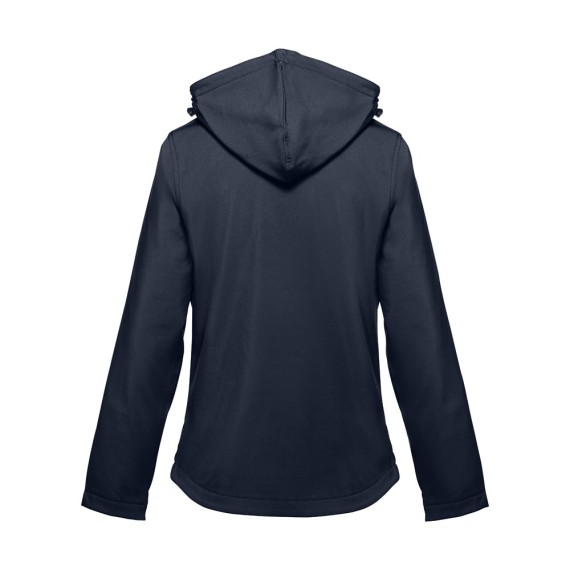 THC ZAGREB WOMEN. Women's softshell with removable hood