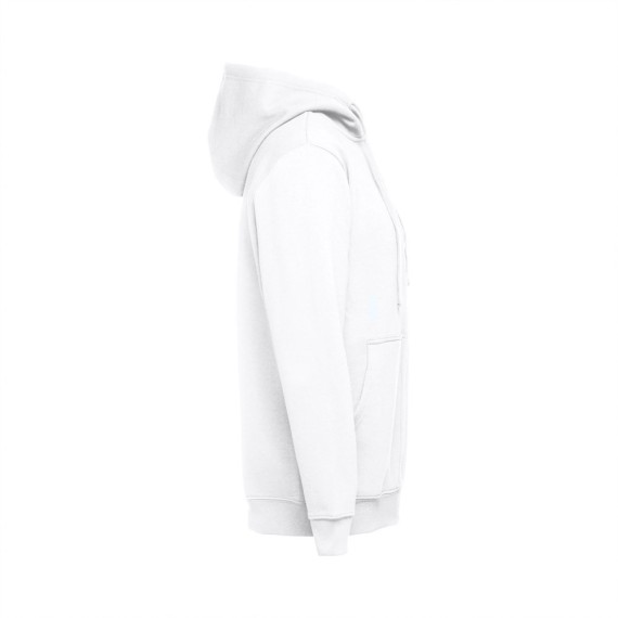 THC AMSTERDAM WH. Men's hooded full zipped sweatshirt