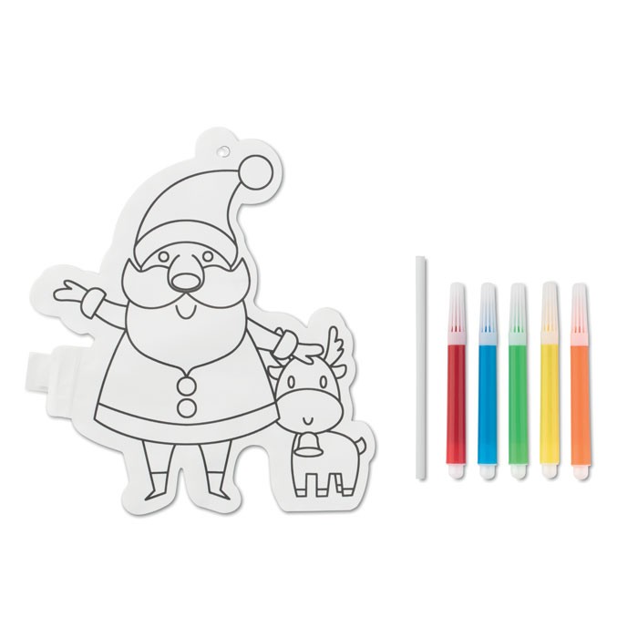 Santa Claus colouring balloon