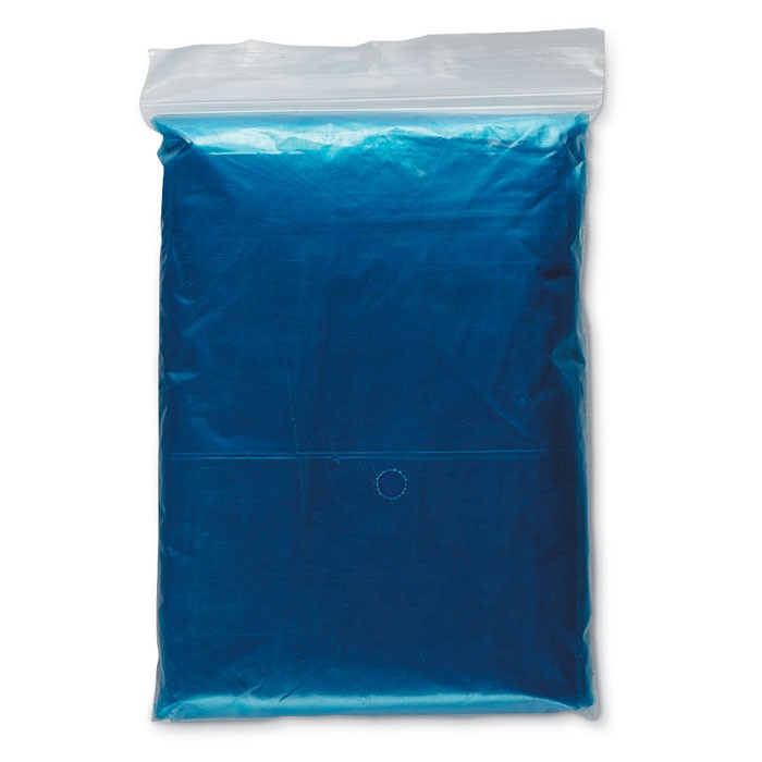 Foldable raincoat in polybag