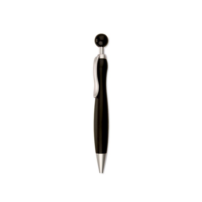 Ball pen with ball plunger