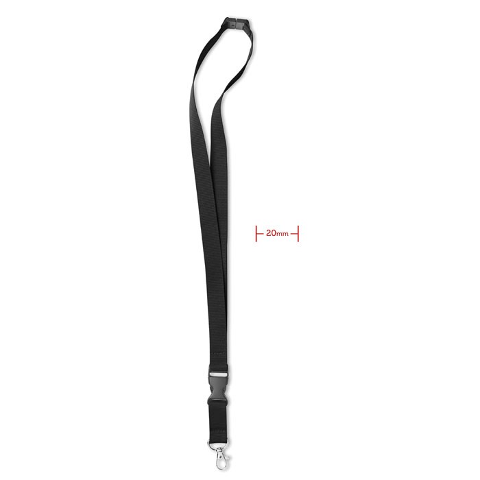 Lanyard with metal hook