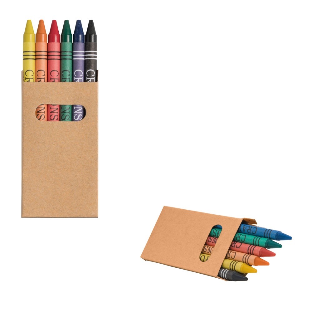 EAGLE. Box with 6 crayon