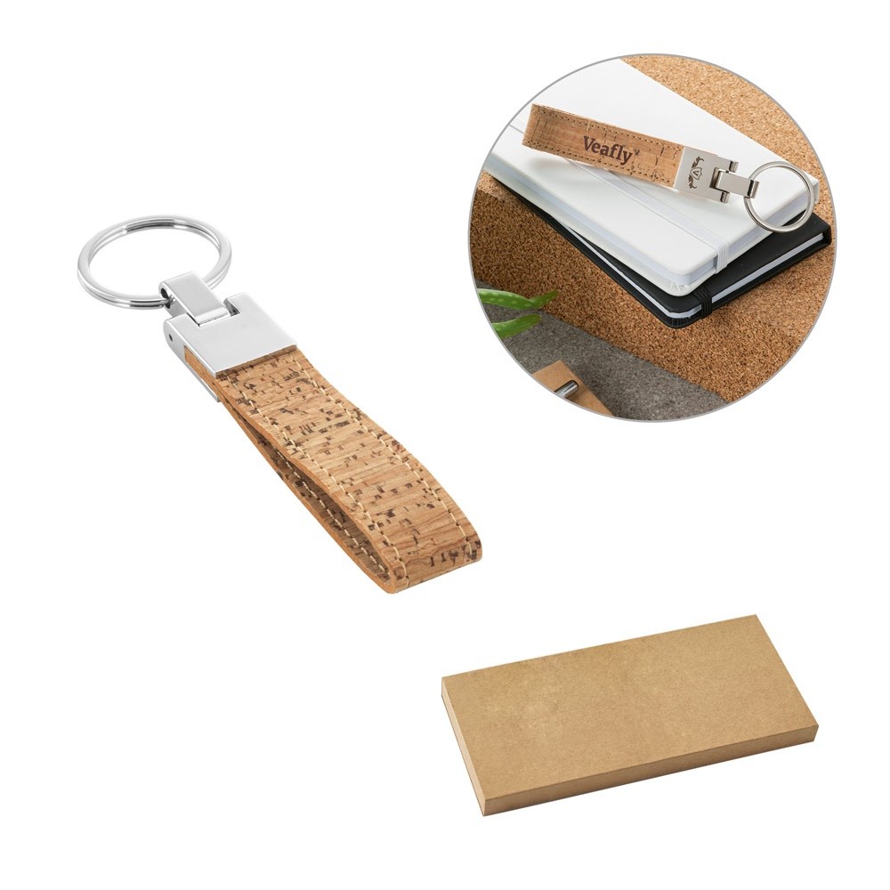 CORKS. Cork keyring