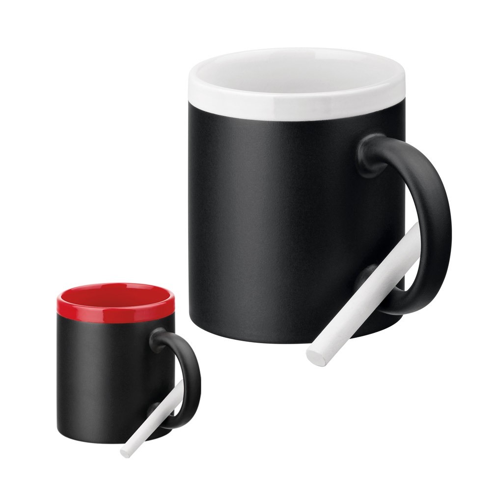 CHALKIE. Ceramic mug 360 mL