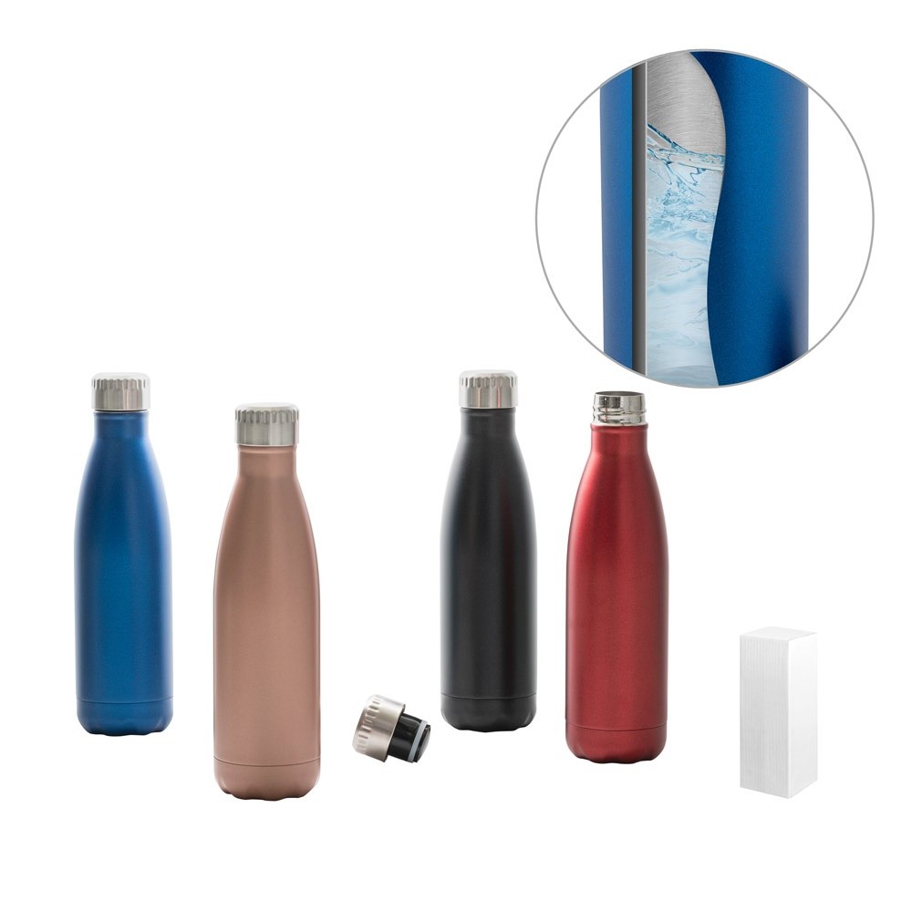 SHOW SATIN. Stainless steel bottle 540 mL