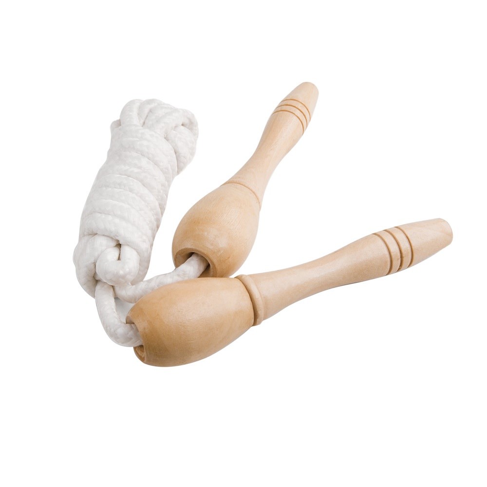 JUMPI. Skipping rope with wooden handles