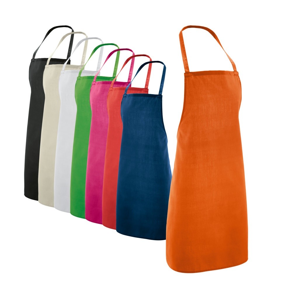 CURRY. Apron in cotton and polyester