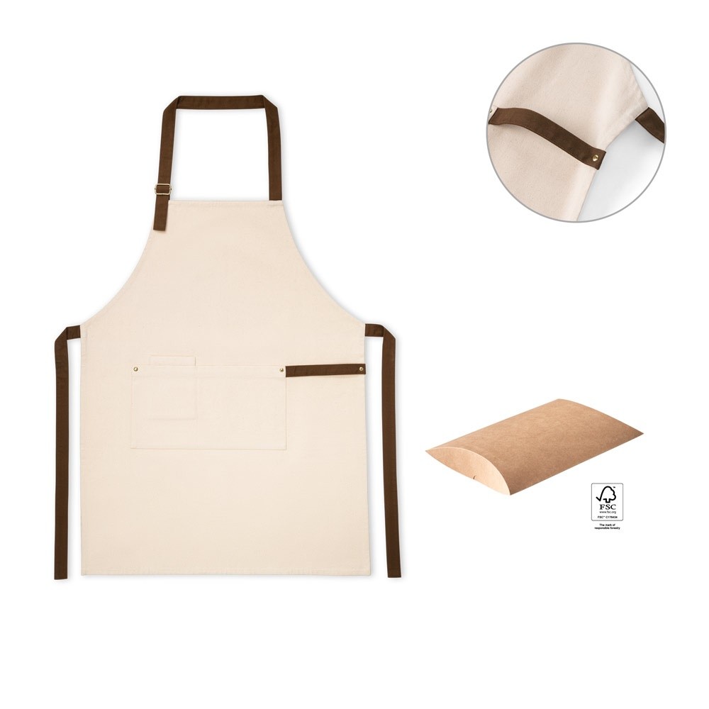 HOLM. 100% cotton apron