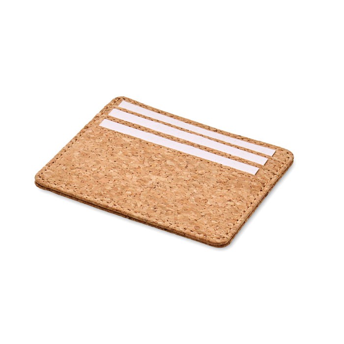 Cork cardholder with RFID