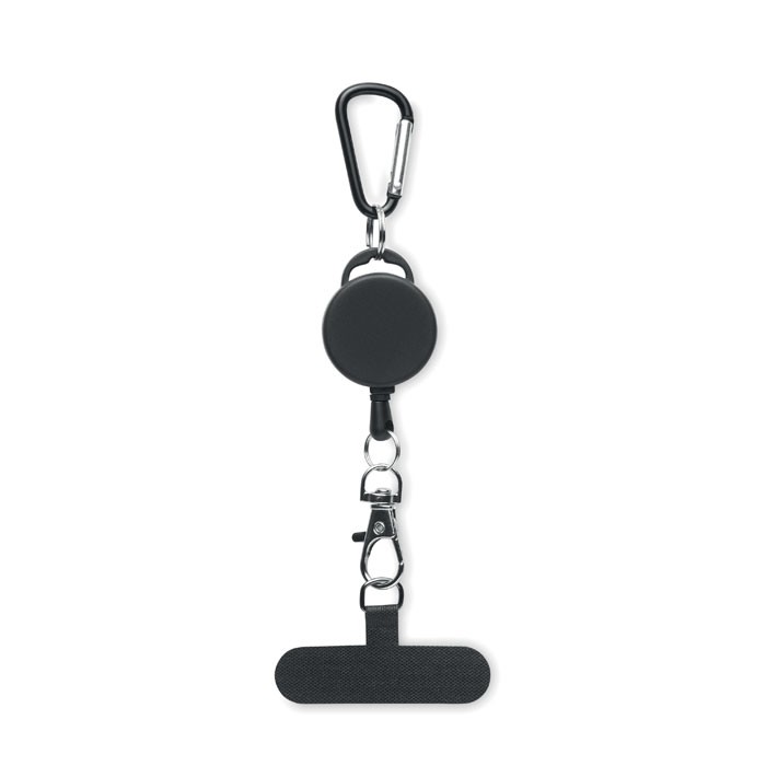 Retractable phone holder