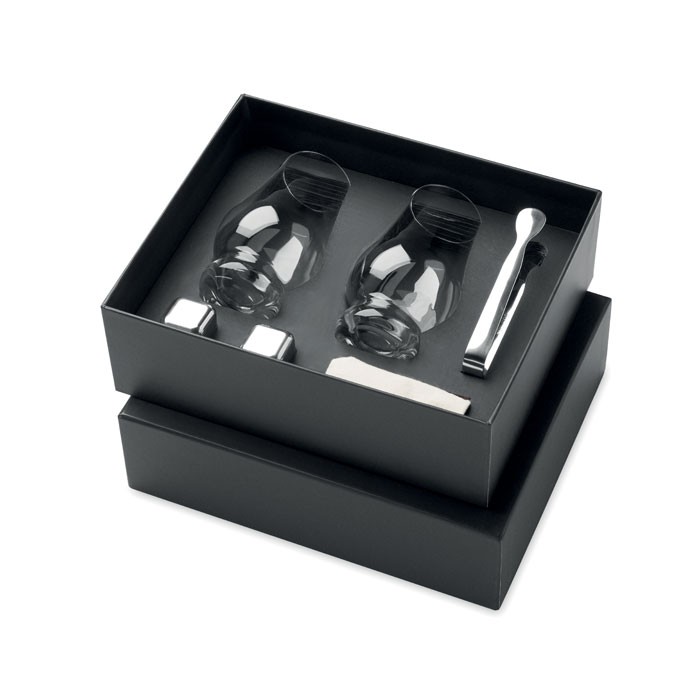 Set of whisky tasting glasses