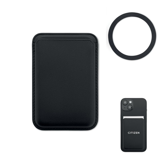 Magnetic PU cardholder