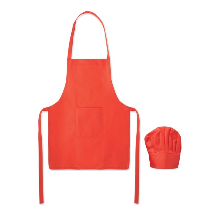 Set of hat and apron for kids