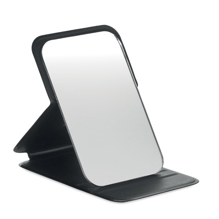 Compact mirror in PU case
