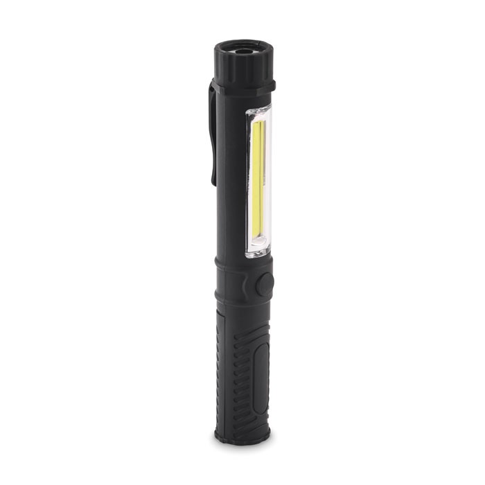 Magnetic LED torch with clip