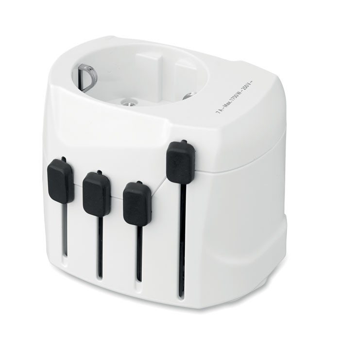 PRO 3-pole world travel adapter